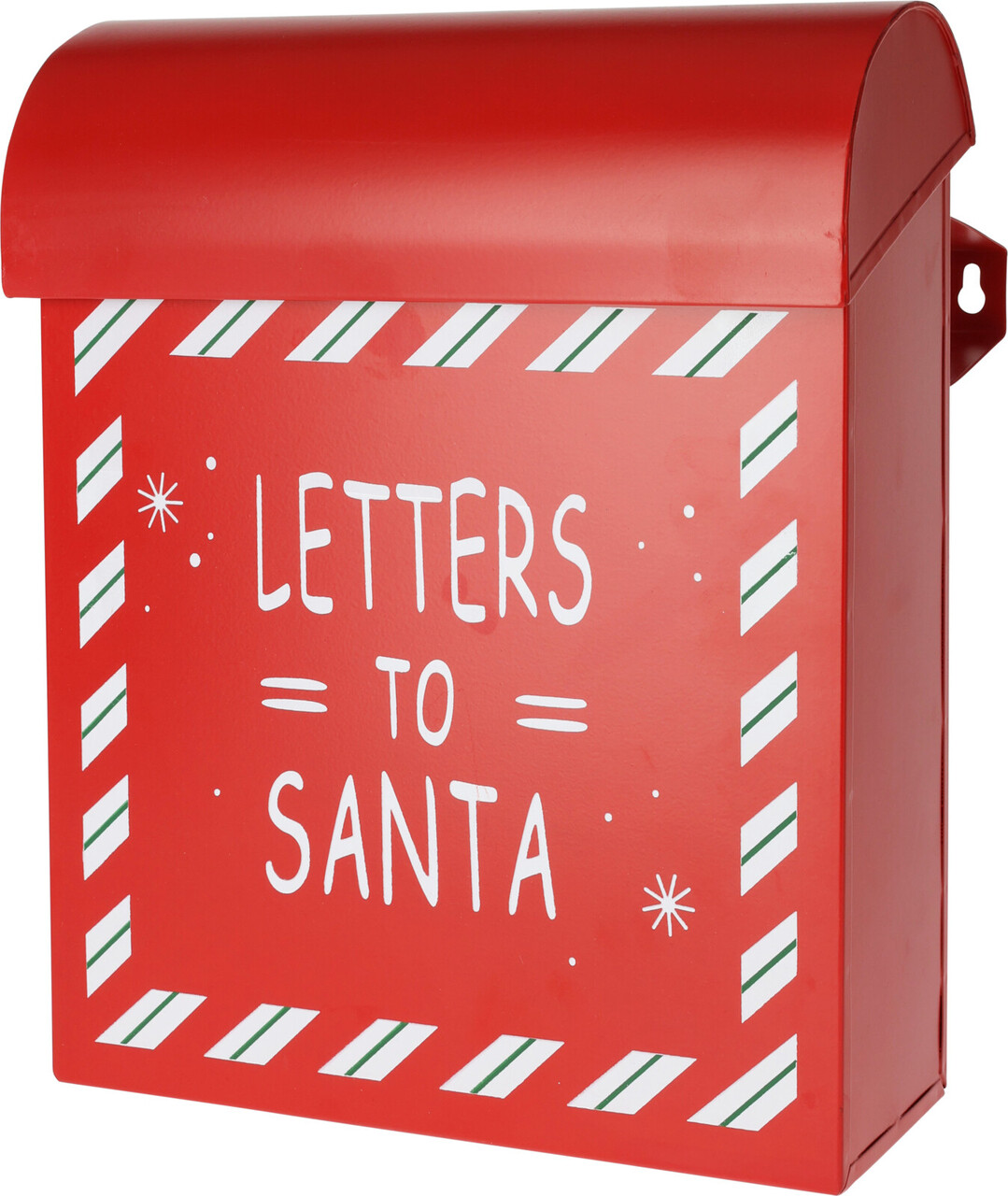 Cutie postala Letters to Santa v2, Excellent Houseware, 24x1x29 cm, fier, rosu - imagine 3